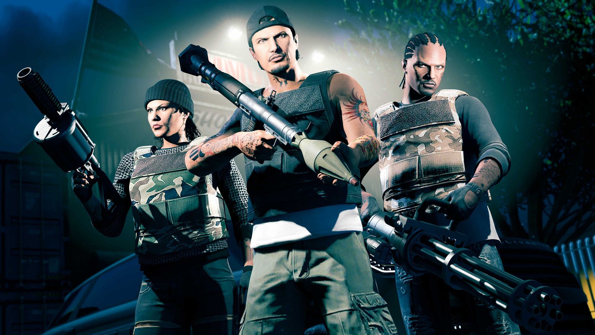 GTA Online's San Andreas Mercenaries DLC was the most recent update as of this writing (Image via Rockstar Games)
